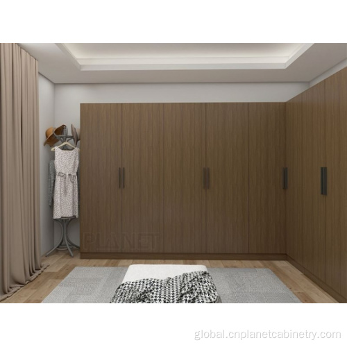 Wardrobe Closet Wholesale customized modern solid wood bedroom wardrobe Factory